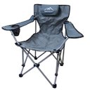 Ver mais imagens de Cadeira de Camping Dobravel Retratil Apoio de Braço Porta Copo Bolsa de Transporte Passeio Viagem La