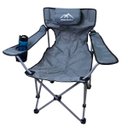 Ver imagem 3 de Cadeira de Camping Dobravel Retratil Apoio de Braço Porta Copo Bolsa de Transporte Passeio Viagem La