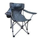 Ver imagem 6 de Cadeira de Camping Dobravel Retratil Apoio de Braço Porta Copo Bolsa de Transporte Passeio Viagem La