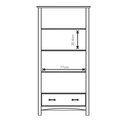 Ver imagem 4 de Cristaleira com Vidro e Aparador 3 Portas Madeira Maciça