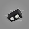 Plafon Spot Sobrepor Box Preto Pé Direito Alto +2 Led Par30 Br.Quente St2759 - 3
