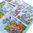 Ver imagem 1 de Pano De Prato Lomaer Sacaria Estampado Pascoa c/ Glitter 0,45 x 0,71cm 4Und Branco