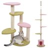 Arranhador Gato Felino Pet Casinha Brinquedo 5 Modos Descanso Sisal Arranha Escala Brinca Confortave - 1