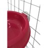 Comedouro Ou Bebedouro De Parede/Grade Cães Ou Gatos Pink - 4
