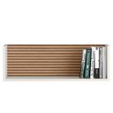 Ver imagem 5 de Conjunto Demadero 2 Nichos Off White Crist/ripado Madeira