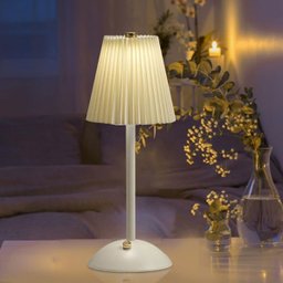 Luminaria Abajur Mesa Led 3 Tons sem Fio Bateria Recarregavel Usb Sala Quarto Cabeceira Escritorio R - 13