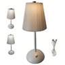 Luminaria Abajur Mesa Led 3 Tons sem Fio Bateria Recarregavel Usb Sala Quarto Cabeceira Escritorio R - 1