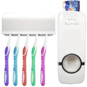 Dispenser Pasta de Dente Automatico e Porta Escovas