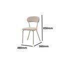 Ver imagem 4 de Conjunto para Sala de Jantar com 4 Cadeiras Ditalia