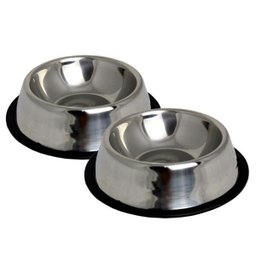 Comedouro E Bebedouro Inox Para Pet 1,6 L Para Cães E Gatos - 1
