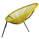 Ver imagem 5 de Cadeira Caribe Fibra Sintética Aço Acesse Móveis Amarelo
