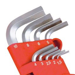 Jogo Chave Allen Abauladas Med. 1,5 a 10mm - 9 Peças - 5