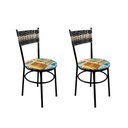 Ver imagem 1 de 2 Cadeiras Pretas para Cozinha Viena Cappuccino Premium:Happy Hour