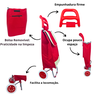 Carrinho de Compra Feira Multiuso Dobravel Impermeavel 30 Kg - 2