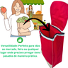 Carrinho de Compra Feira Multiuso Dobravel Impermeavel 30 Kg - 5