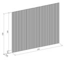 Ver imagem 3 de Painel Ripado para TV até 84 Polegadas 100% MDF 297CMX250CM Modular 3.0