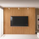 Ver imagem 1 de Painel Ripado para TV até 84 Polegadas 100% MDF 297CMX250CM Modular 3.0