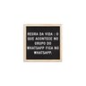 Quadro Letreiro Letter Board Feltro E Madeira 25 x 25 cm - 1