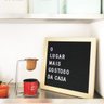 Quadro Letreiro Letter Board Feltro E Madeira 25 x 25 cm - 2