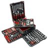 Maleta de ferramentas 399 pecas profissional ferramentas uteis completa com puxador rodinhas - 1