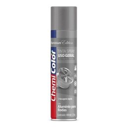 Tinta Spray Uso Geral Alumínio Rodas 400 ml Chemicolor - 1
