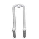 Ver imagem 1 de Gancho Multiuso - Branco - Kit com 2 Unidades