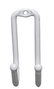 Ver imagem 1 de Gancho Multiuso - Branco - Kit com 2 Unidades