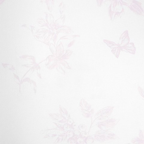 Papel de Parede Flores Borboletas e Pássaros Rosa Infantil+ Cola Inclusa