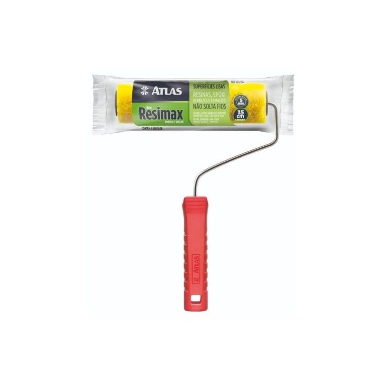 Rolo Pintura Resimax Lã Sintética 15 cm Atlas