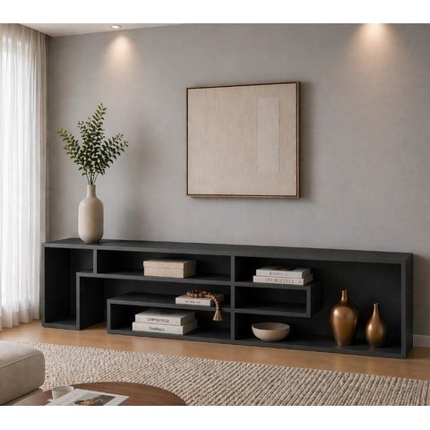 Aparador para Sofá em MDF Sala Decoração 230cm