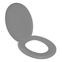 Ver imagem 1 de Assento Sanitário Almofadado Slim Cinza - Astra