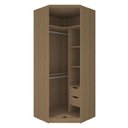 Ver imagem 2 de Guarda Roupa Modulado 02 Portas 245cm 02 Gavetas Canto Closet Setiba