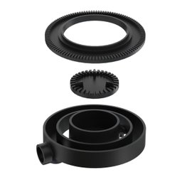 Queimador Duplo 1cano Completo Fogão Industrial Ferro 17,4cm - 1