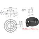 Ver imagem 2 de Queimador Duplo 1cano Completo Fogão Industrial Ferro 17,4cm