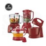 BATEDEIRA + LIQUIDIFICADOR + PROCESSADOR MONDIAL110V/220V PRETO/VERMELHO 110V/220V - 1