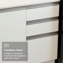 Ver imagem 7 de Armário de Cozinha Completa 100% Mdf 310 Cm Branco Smart 02