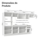 Ver imagem 4 de Armário de Cozinha Completa 100% Mdf 310 Cm Branco Smart 02