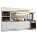 Ver imagem 3 de Armário de Cozinha Completa 100% Mdf 310 Cm Branco Smart 02