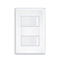 Ver imagem 1 de Interruptor 2 Simples Distanciados com Placa Evidence Fame