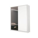 Ver mais imagens de Guarda Roupa Modulado de Canto 5 Portas com Espelho 3 Peças Decor Branco