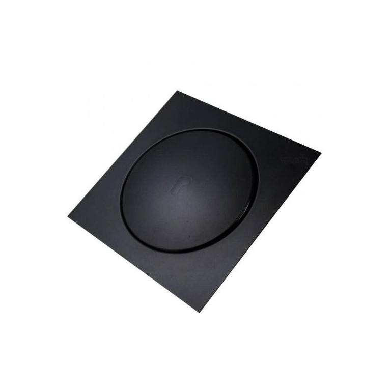 Ralo Click Quadrado Flvx Hidro 10 X 10cm Black