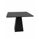 Ver imagem 1 de Mesa de Jantar Loft Quadrada Base Quadrada Cor Ébano 100x100cm