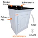 Ver imagem 5 de Gabinete em Plástico Abs Tanque com Esfregadeira Lateral de Fibra 40 Litros