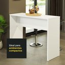 Ver imagem 5 de Bancada para Cozinha Lux Madesa 115 Cm - Branco