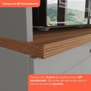 Ver imagem 5 de Lavanderia Modulada 03 Peças 100% MDF com Aéreo Basculante e Tampo Cinza/Nature Americana 