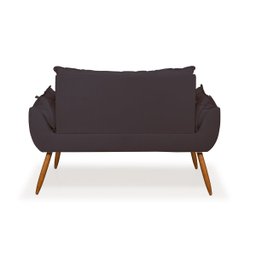 Sofá Opala Namoradeira para Sala – Balaqui Decor Cor:Cinza - 3