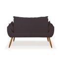 Ver imagem 3 de Sofá Opala Namoradeira para Sala – Balaqui Decor Cor:Cinza