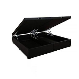 Cama Box Baú Queen + Colchão Portobel De Mola Arezzo Black Light - 3