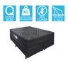 Cama Box Baú Queen + Colchão Portobel De Mola Arezzo Black Light - 4