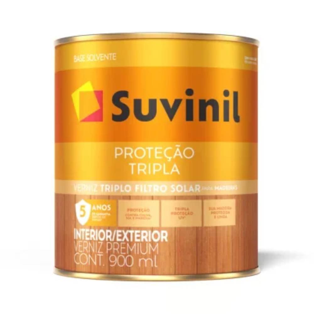 Verniz Proteção Tripla Brilhante Base Solvente 900ml Suvinil - 2